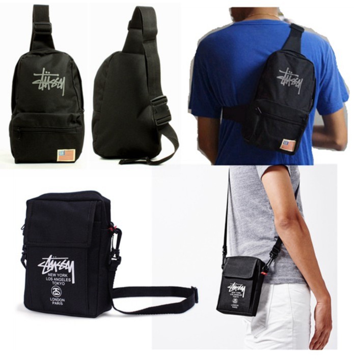 stussy side bag