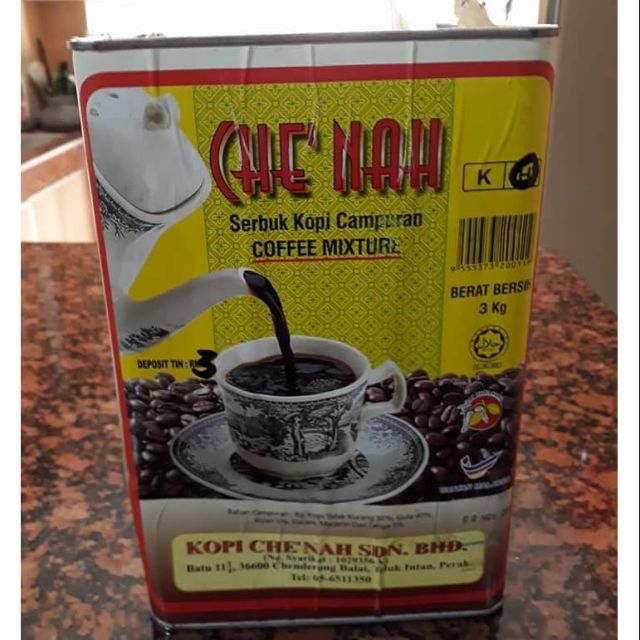 Che Nah 3kg Coffee In Tin Green Shopee Singapore