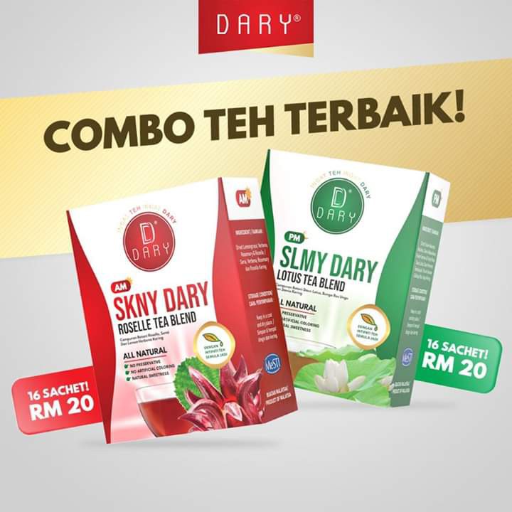 Dary Slimming Detox Tea Original Shopee Singapore