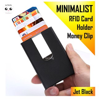 🔰SG SELLER🔰 RFID Wallet Card Holder Money Clip RFID Blocking ID Credit ...