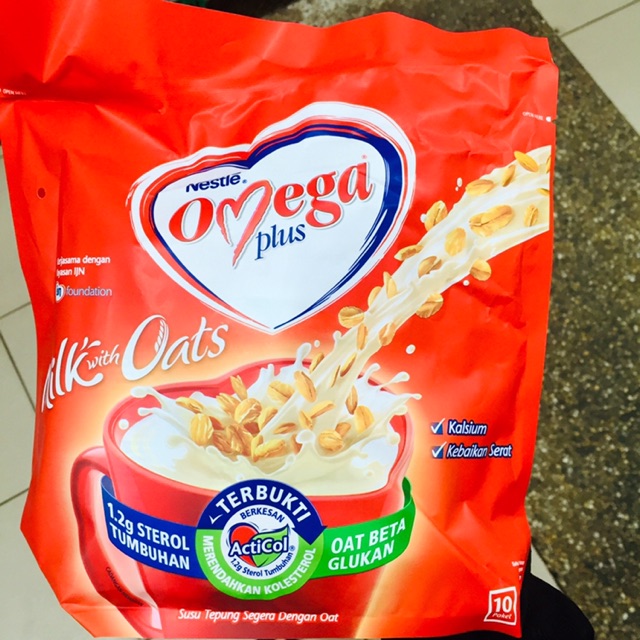 Nestle Omega Plus Milk With Oats Shopee Singapore