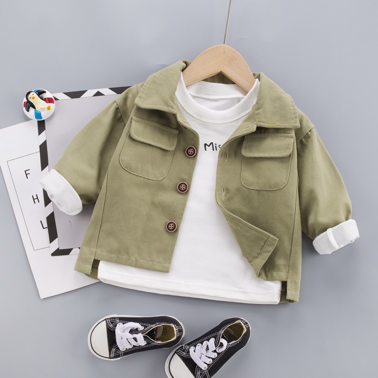 New Spring Autumn Fashion Baby Clothes Boys Girls Cotton Printe Coat Causal Jacket Infant Kids Top Outwear 0-5 Year