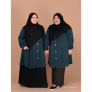 Ratu Balqis Blouse  Xtra Size 3XL 4XL Blouse  Butang 