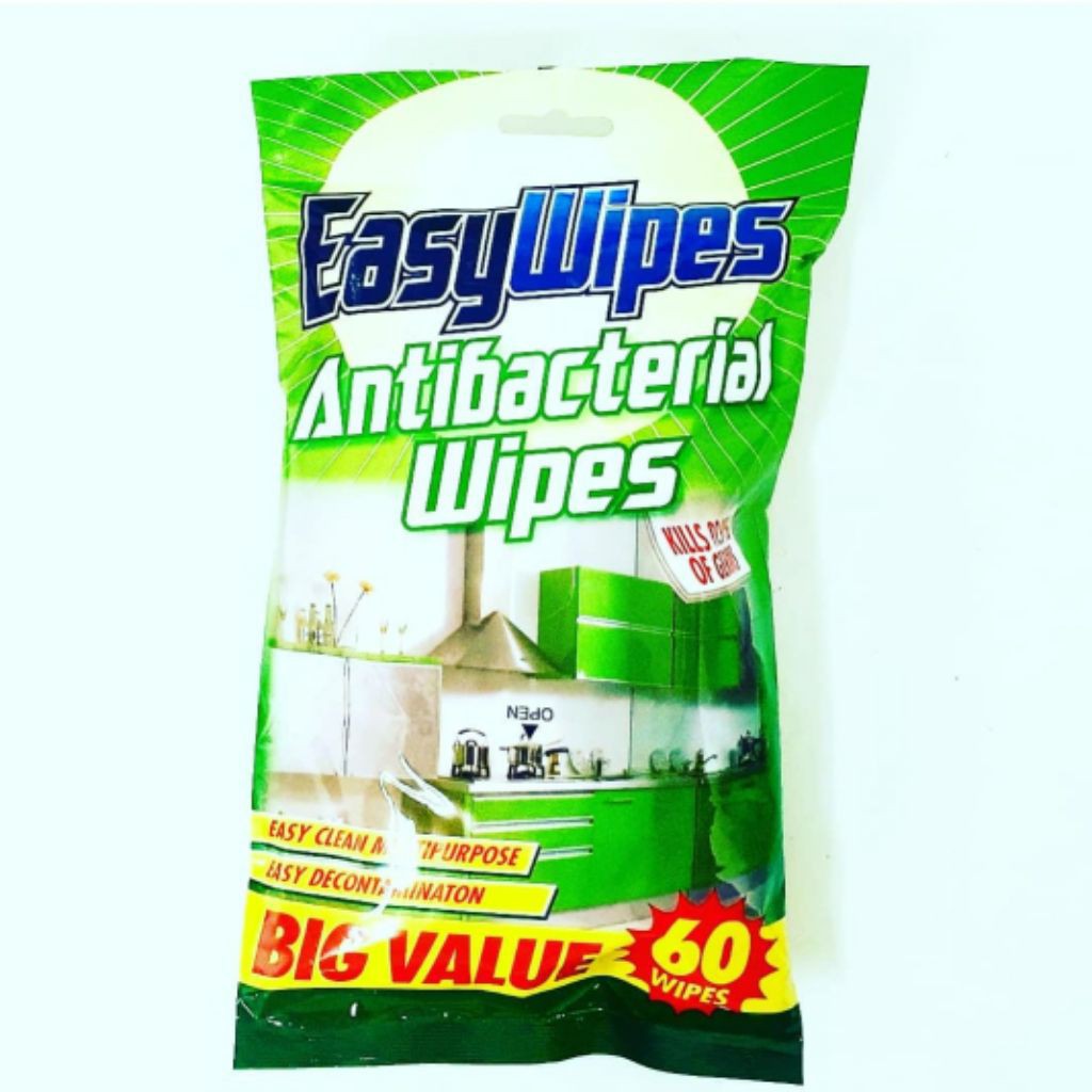 Kitchen Cleaning Wet Wipes Antibacterial EAZIWIPES KITCHEN WIPES 60pcs   6c396187422efa184b127fbf267c98f1