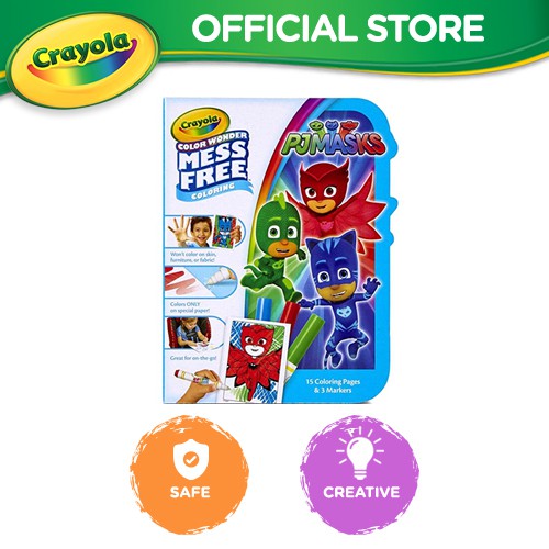 Crayola Color Wonder Pj Masks Mess Free Coloring Pad Markers For