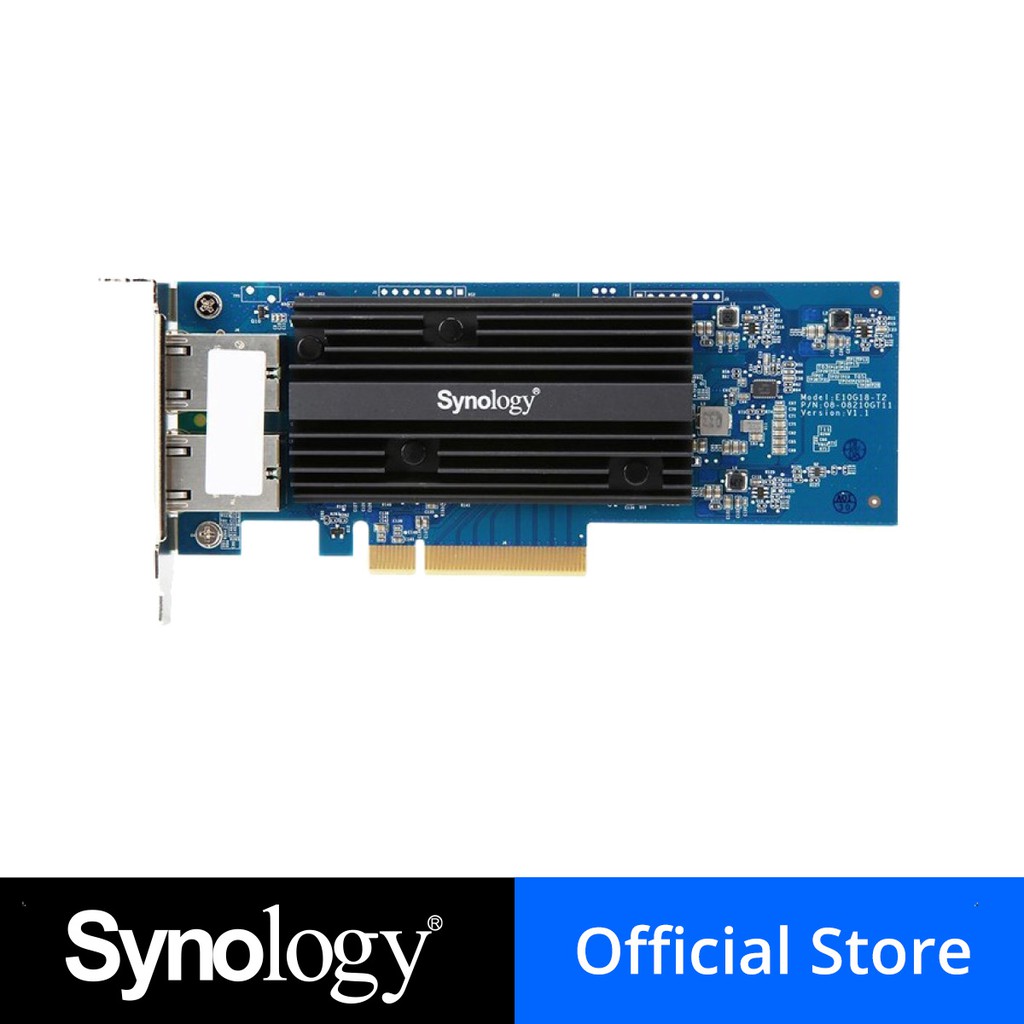 [Synology Official] Synology E10G18-T2 Single port 10 Gigabit Base-T ...