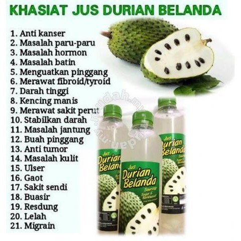 Pl Jus Plus Durian Belanda New Packaging 100 Ori Singapore