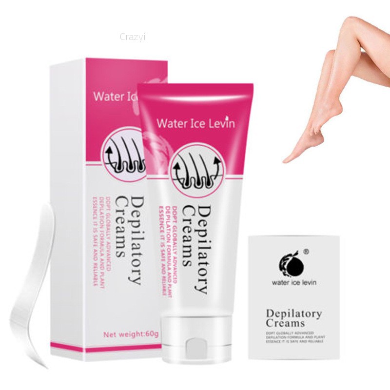 Crazyi 60g Women Men Painless Hair Removal Depilatory Cream For