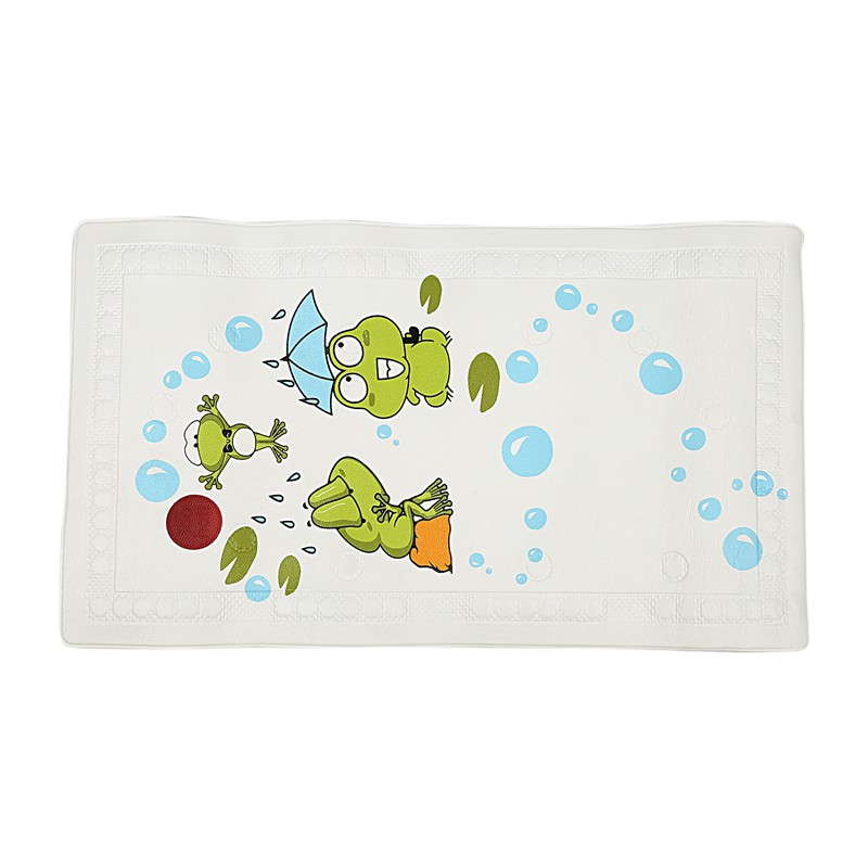 Frog Heat Sensitive Pvc Anti Slip Baby Kids Bath Mat Colour Change