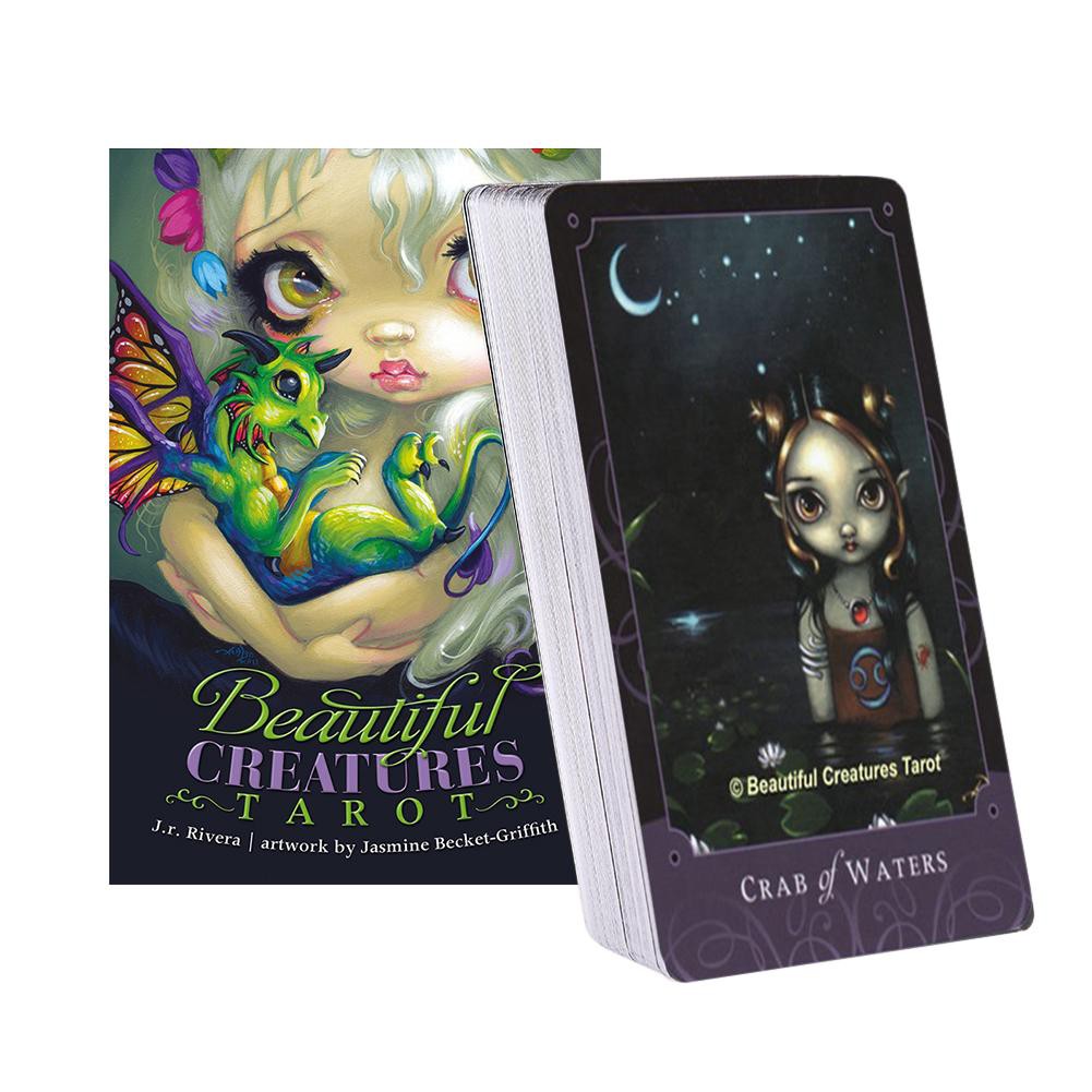 80pcs Beautiful Creatures Tarot Cards Deck Games Oracle