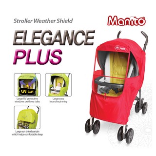 manito elegance plus stroller weather shield