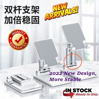 【SG Seller】 Folding Desktop Phone Stand Holder Portable Folding Desktop Phone Compatible with all phones