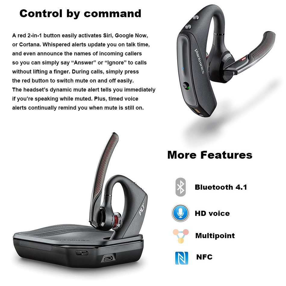 plantronics voyager 5200 uc noise cancelling bluetooth headset