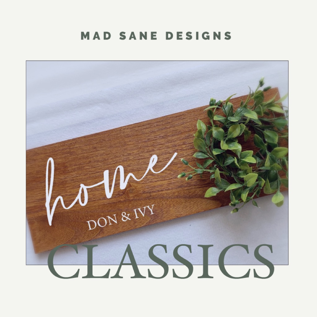 Personalised Home plaque for wedding gift , home decor, anniversary