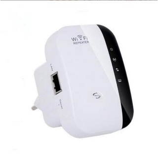 WiFi Range Extender, 2.4G High Speed Wireless WiFi Repeater with Integrated Antennas Ethernet Port, Supports AP/WPS