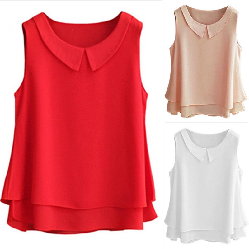 casual sleeveless tops