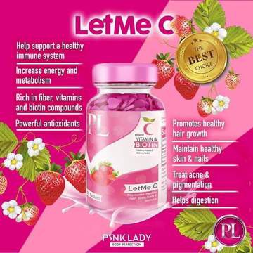 Let Me C Pink Lady Vitamin C Local Seller Sg 100 Authentic Shopee Singapore