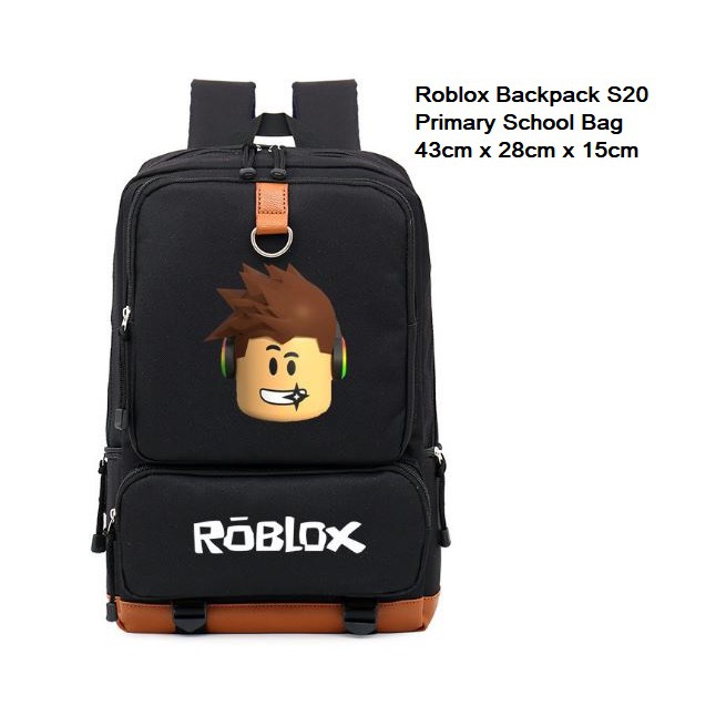 Roblox Primary School Bag Roblox School Backpack Roblox Bag Shopee Singapore - roblox bag