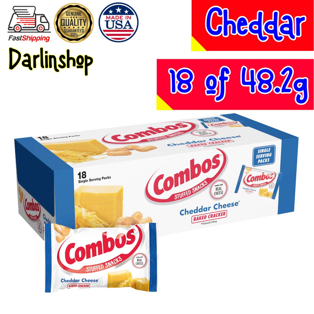 Combos Cheddar Cheese Crackers/ Pretzels (full box) Shopee Singapore