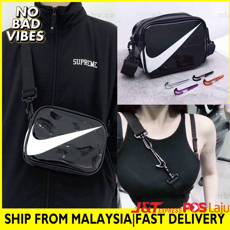 Nike swoosh pvc bag sale