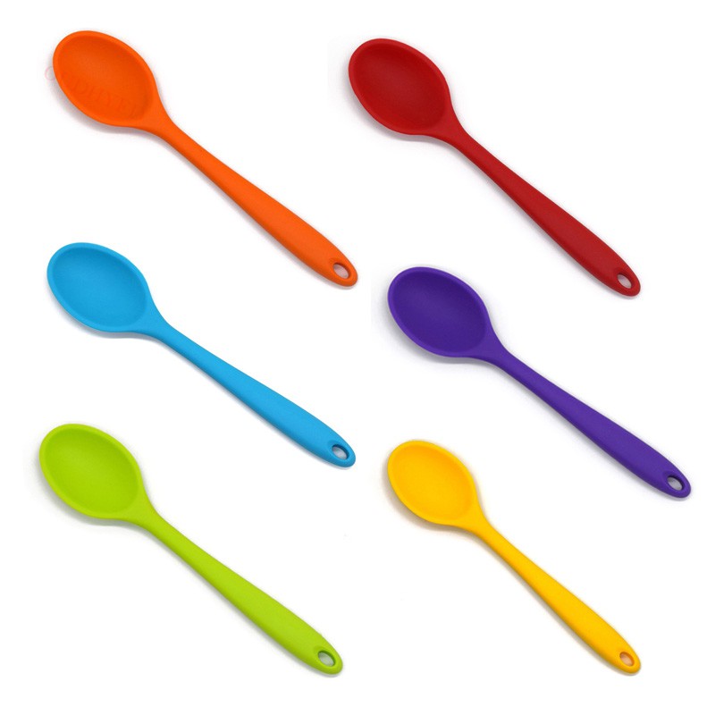 Green Hige Quality and Durable Carry stone Colour works Silicone Mini Deep Spoon 20 cm