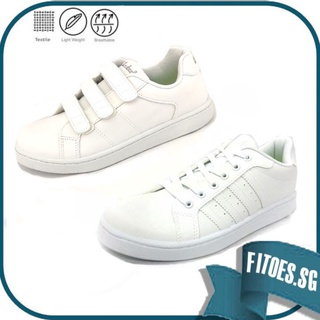 checker 0722 school shoes white size 38-45 #1