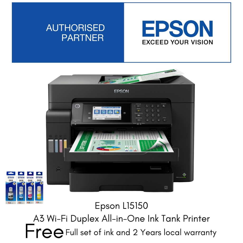 CPC Solution - Epson EcoTank L15150 A3 Wi-Fi Duplex All-in-One Ink Tank ...