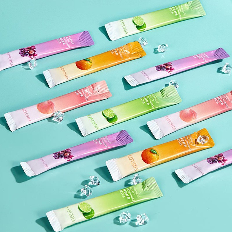 LIFUSHA Portable Mouthwash Stick Travel Sachet Mouth Wash Spray Gargle