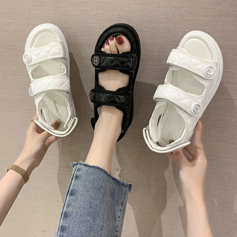 platform sandals white sole