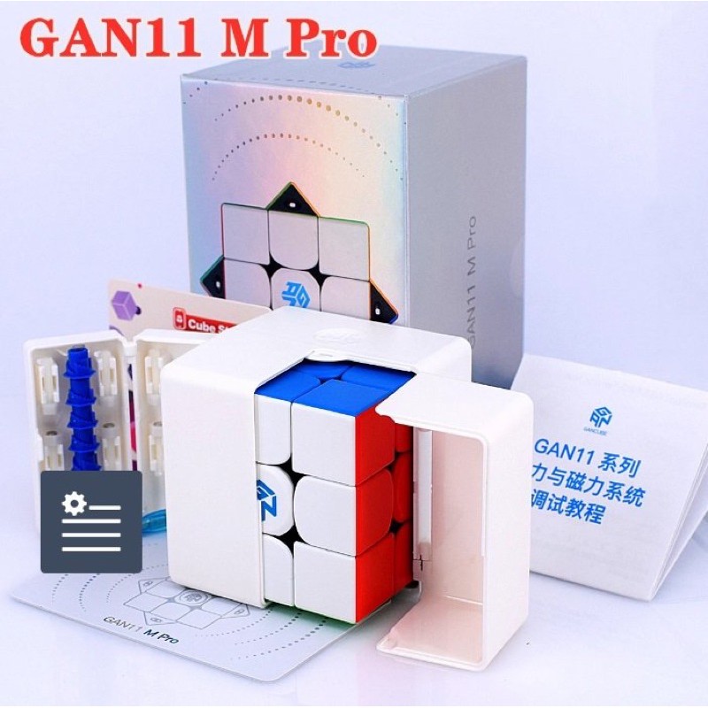 Rubik Gan 11 M Pro 3x3 Has High Quality Magnets Shopee Singapore