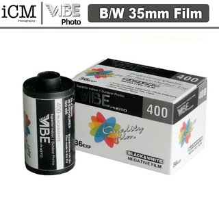 Vibe 400 Black and White Negative Film 35mm Roll Film - 36 Exposures