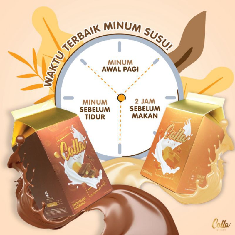 Shop Malaysia Calla Milk Caramel Chocolate Hazelnut Cendol By Calla Beauty Shopee Singapore