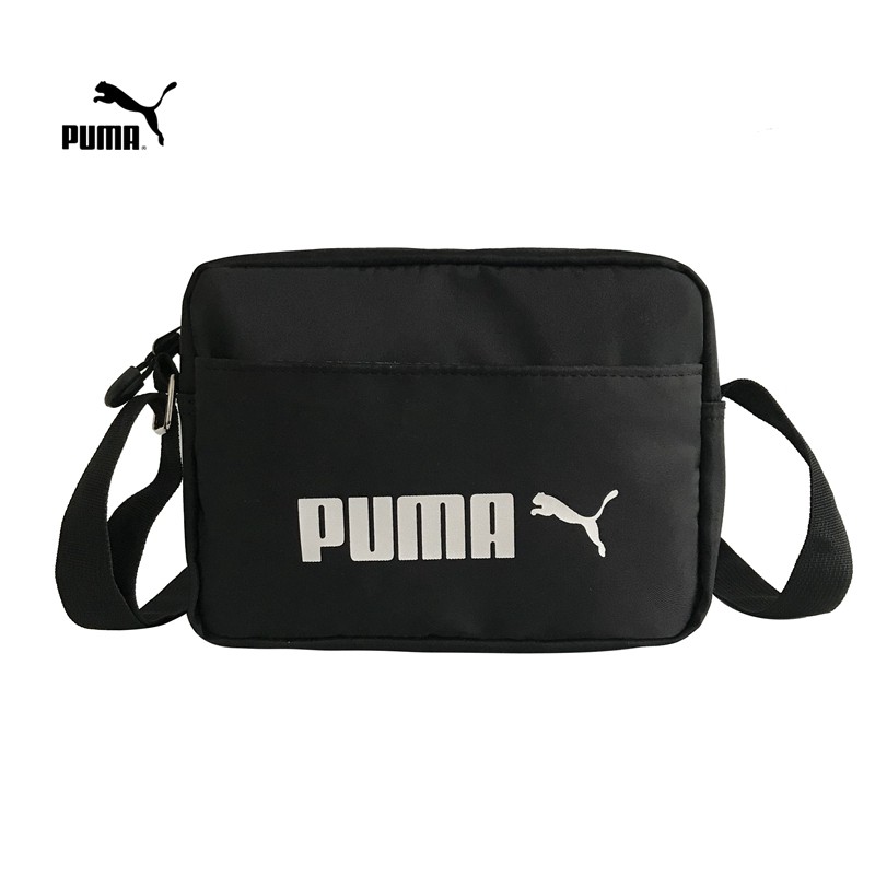 puma leather sports bag