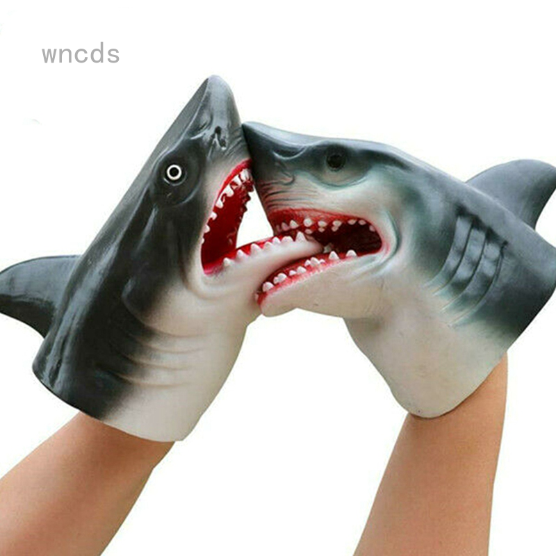 shark hand puppet rubber