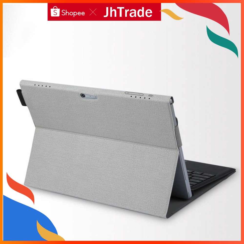 Pu Leather Folio Stand Case Cover For Microsoft Surface Pro 7 6 5 4 Case Shell Auto Sleep Wake Up With Pen Holder Pen Shopee Singapore