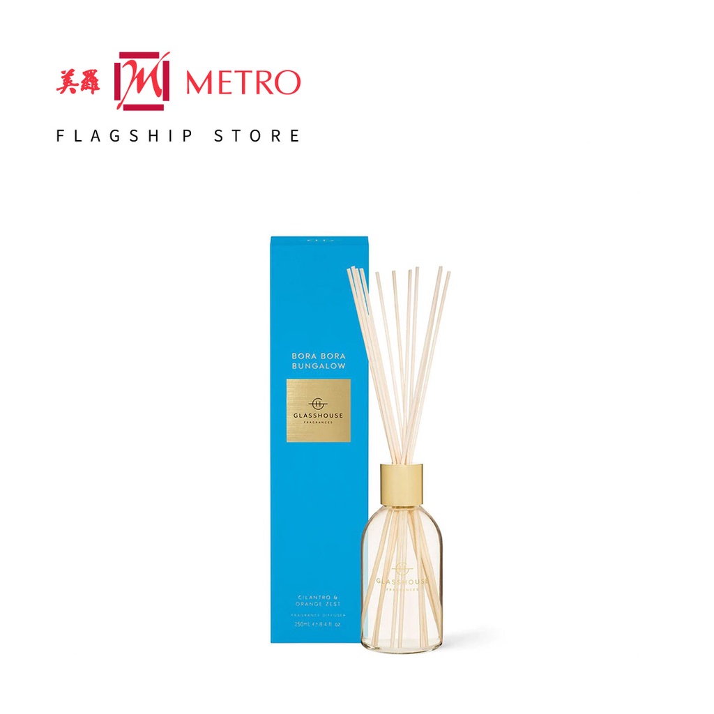 Glasshouse Fragrances Diffuser 250ml Bora Bora Bungalow Shopee