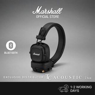 marshall bluetooth headphones microphone