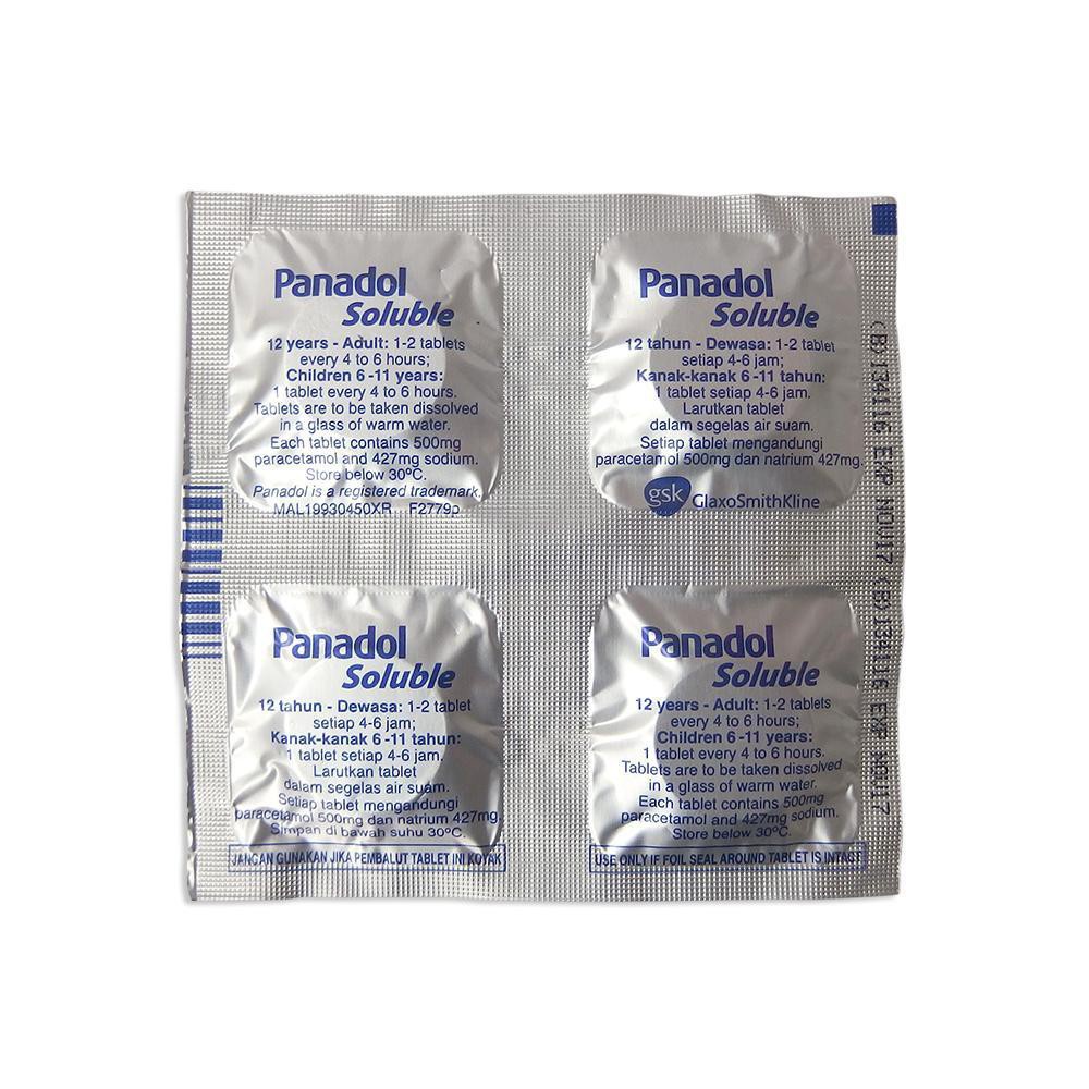 1x4 S Soluble Panadol Shopee Singapore
