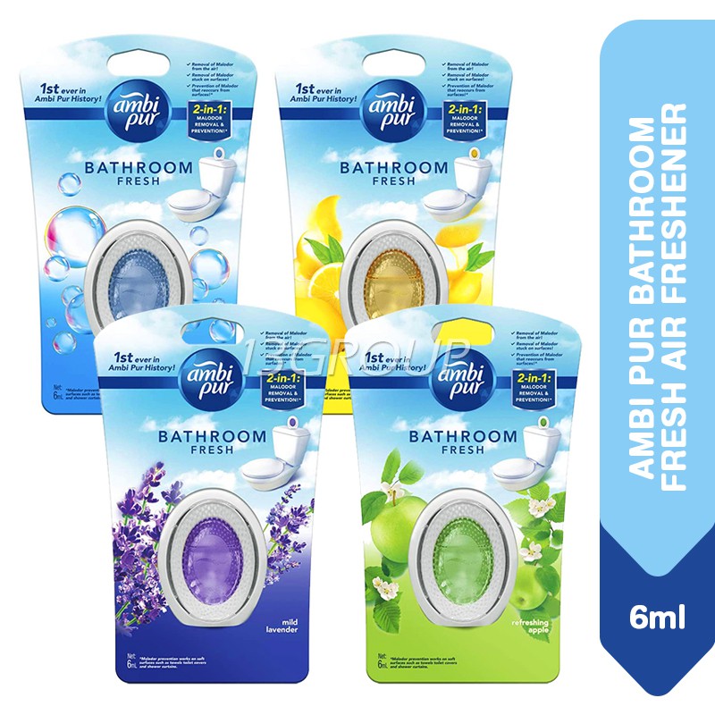 Ambi Pur Bathroom Fresh Air Freshener, 6ml Shopee Singapore