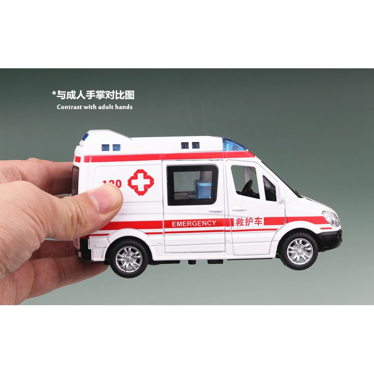 1 36 Alloy 120 Ambulance Diecast Model Toy Vehicle Car Pullback With Sound Light Shopee Singapore - ambulance in jailbreak roblox