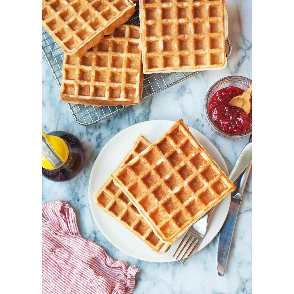 Shop Malaysia 2 In 1 Waffle Set Halal Super Value Set Original Crispy Waffle Mix Set 华夫饼混合粉香脆威化饼套餐tepung Waffle Wafer Set Shopee Singapore