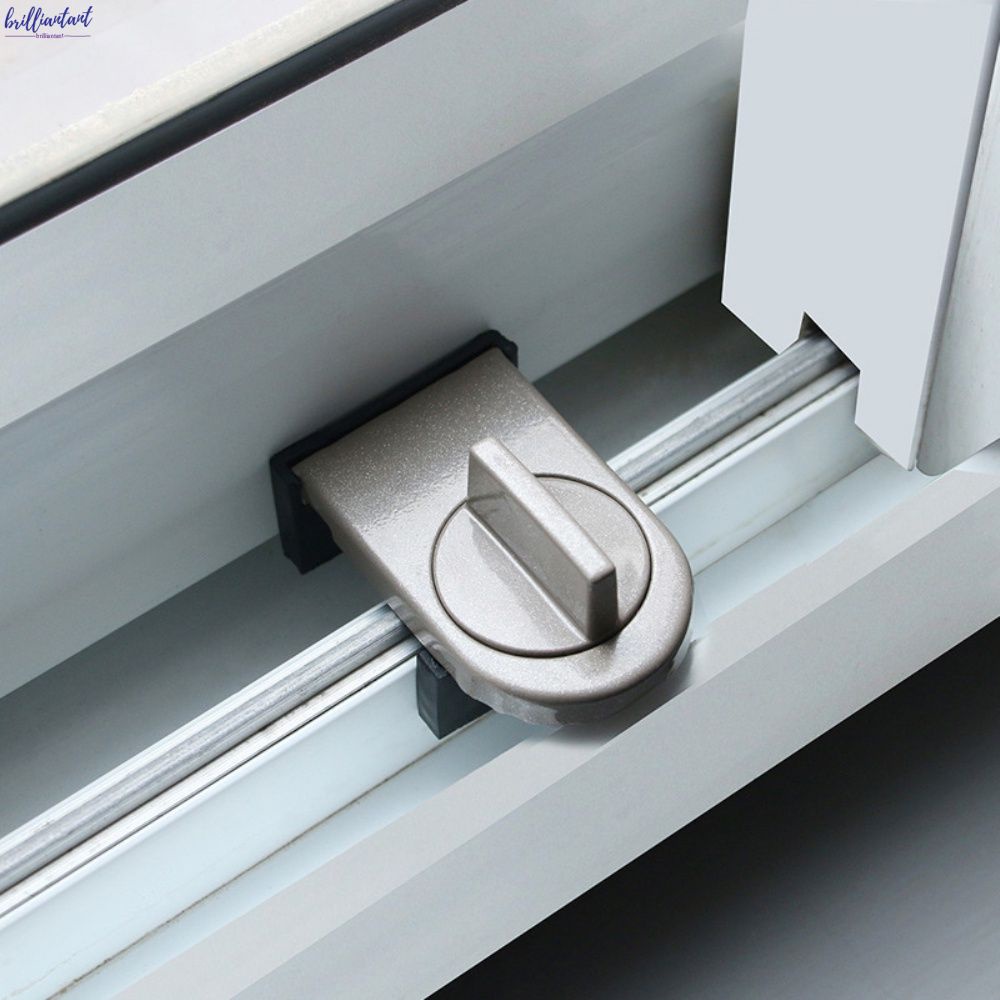 Aluminum alloy sliding sliding door and window safety lock Antitheft