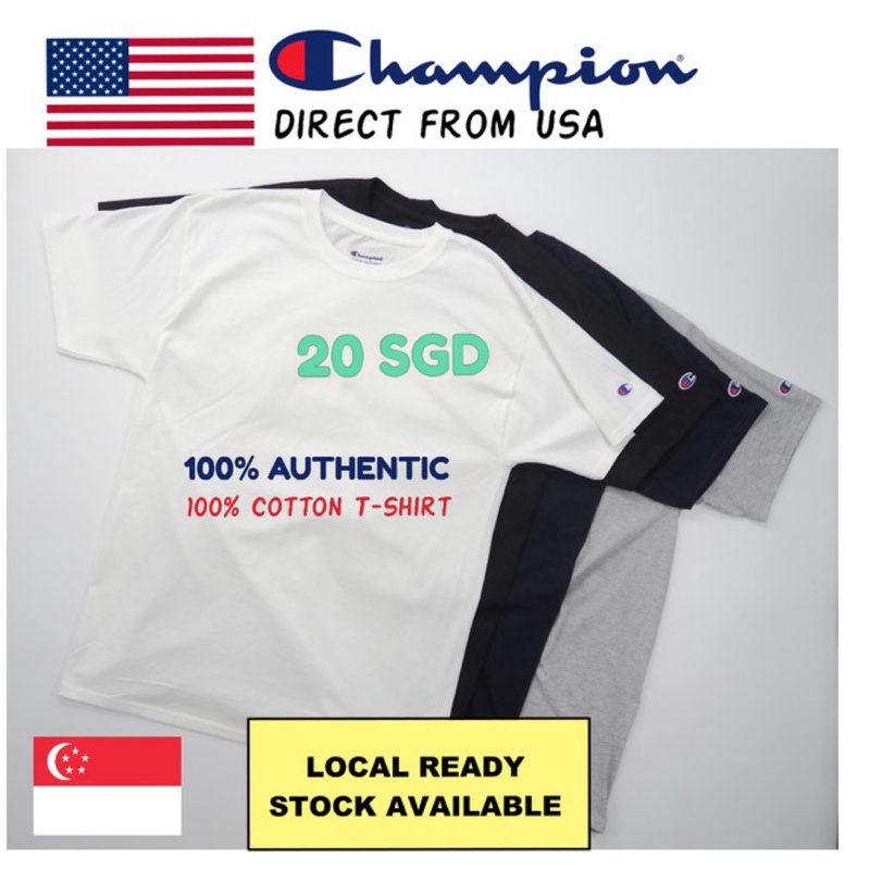 champion tshirt - Price and Deals - Men's wear | Shopee