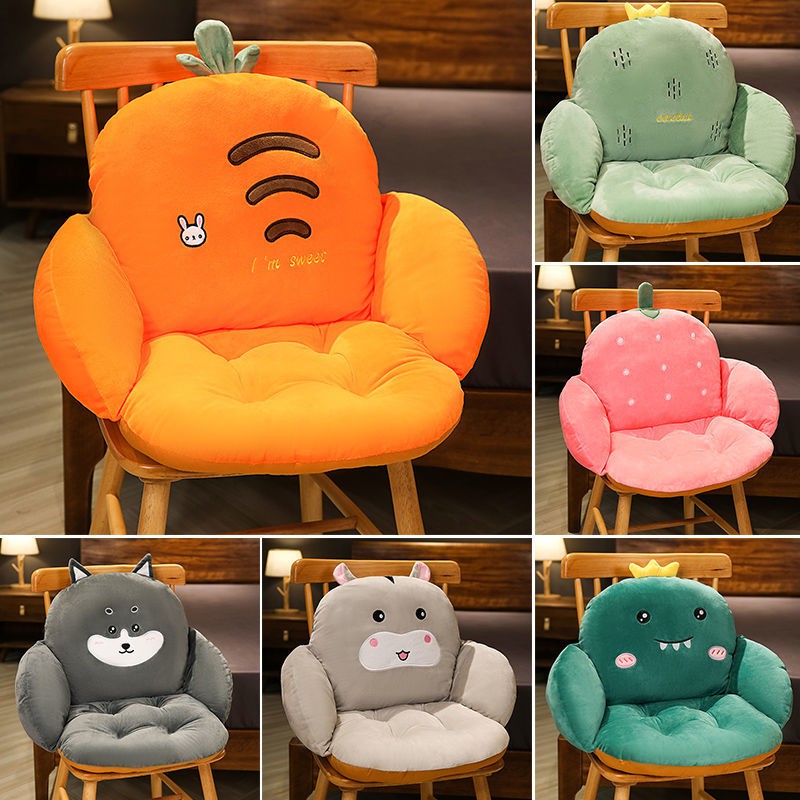 Cushion Cushion One Office Sedentary Chair Seat Butt Student Cushion Thick Cushion Back Seat Cushion Floor坐垫靠垫一体办公室久坐椅子座椅屁股学生椅垫厚垫子靠背座垫地上7 13 Shopee Singapore