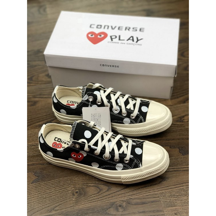 Comme Des Garcons Play Converse Chuck Taylor Trainers Shoes Shopee Singapore