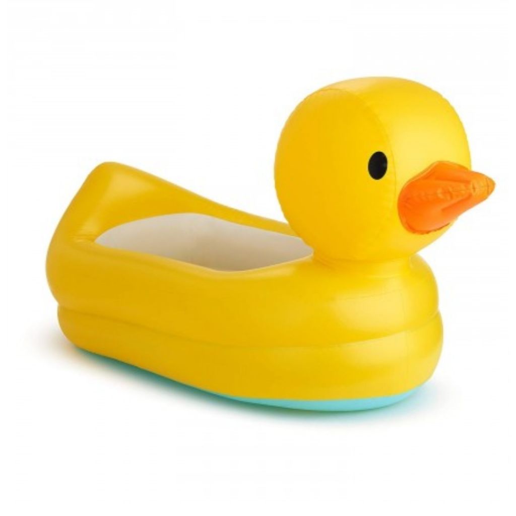 Sg Seller Munchkin Inflatable Safety Duck Tub Travel Baby Shower Gift Water Play Sensory Shopee Singapore