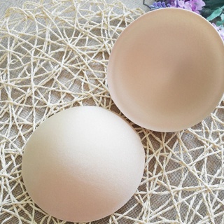 Image of thu nhỏ 1 Pair Nude Round Nipple Bra Pads / Insert Push Up Lift Breast Cushions / Reusable Sewing Padded Sponge Boobs Padding for Gown Dress #3
