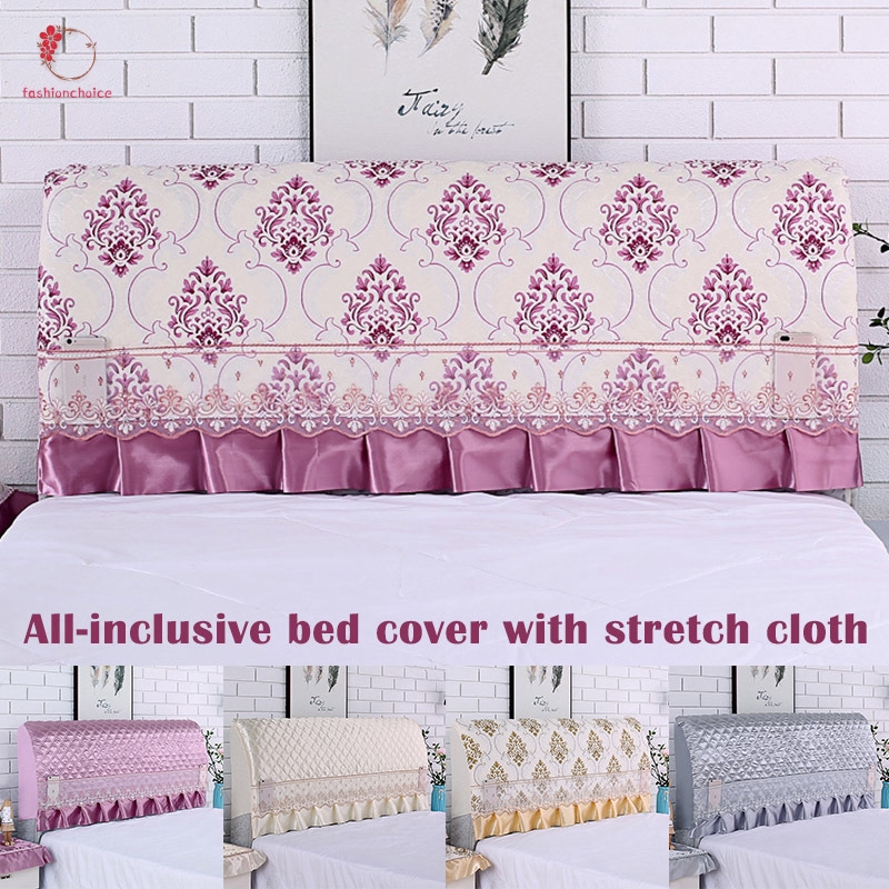 Stretchable Headboard Covers Dustproof Thickened Full Coverage Bed Head Covers Shopee Singapore