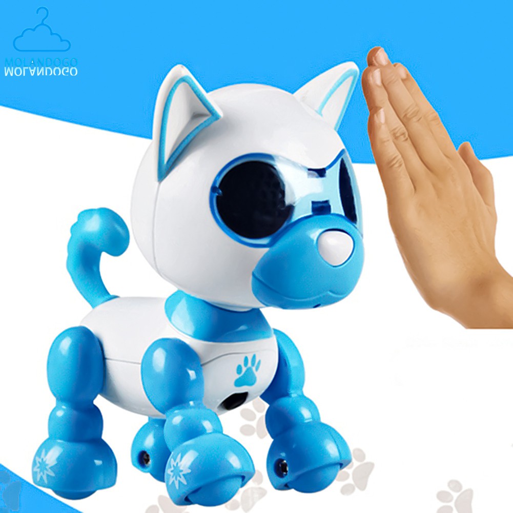 blue robot dog toy