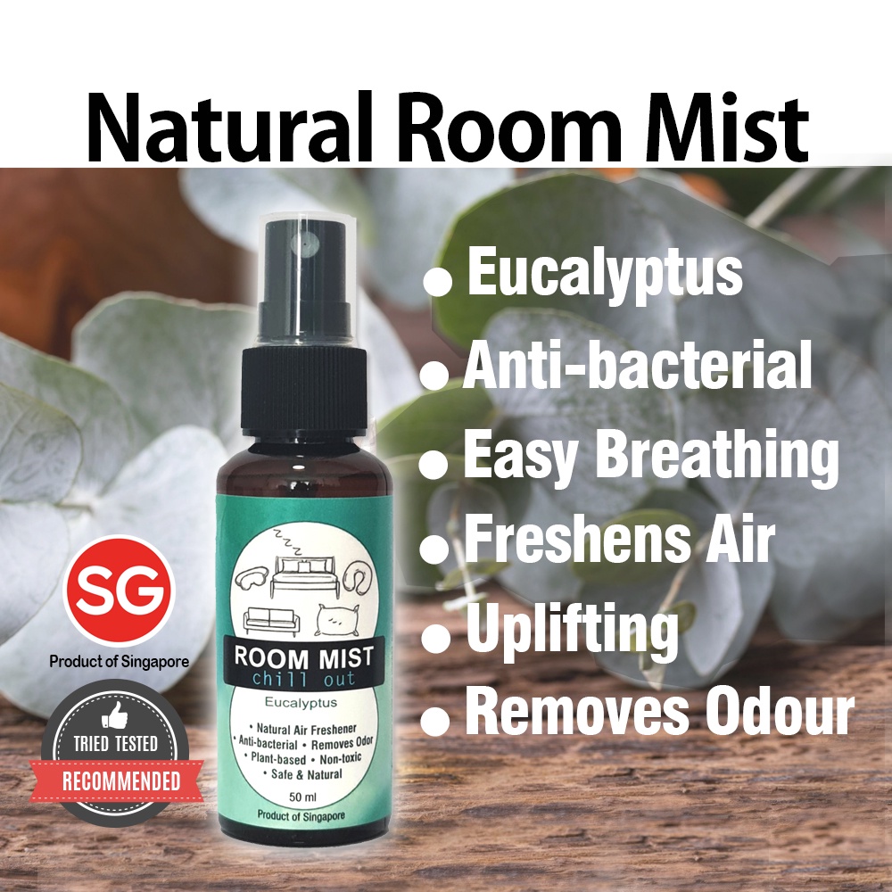 Natural Chill out Eucalyptus Room Mist Infused with Eucalyptus